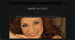 Desktop Screenshot of mariefajtova.com