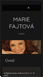 Mobile Screenshot of mariefajtova.com